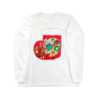 bleuuelbのトナカイのクリスマスパーティー Long Sleeve T-Shirt