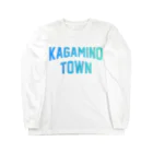 JIMOTOE Wear Local Japanの鏡野町 KAGAMINO TOWN Long Sleeve T-Shirt