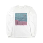 ぴなぴぃずのピンクの砂漠 Long Sleeve T-Shirt