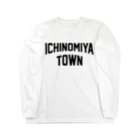 JIMOTOE Wear Local Japanの一宮町市 ICHINOMIYA CITY ロングスリーブTシャツ