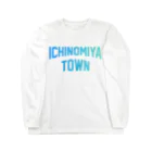 JIMOTO Wear Local Japanの一宮町市 ICHINOMIYA CITY ロングスリーブTシャツ