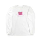 crystal star☆の猫に星と羽根 Long Sleeve T-Shirt