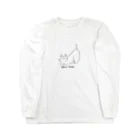 Studio Sunriseのおしりたたけ猫 ロングスリーブTシャツ