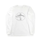 YUICHI design shopのめりこむクマ Long Sleeve T-Shirt