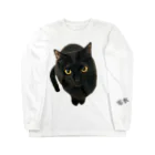 猫月♄志織♄の黒猫の零衣(れい)ちゃん Long Sleeve T-Shirt