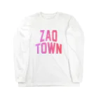 JIMOTOE Wear Local Japanの蔵王町 ZAO TOWN ロングスリーブTシャツ