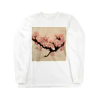 2024のAI「桜」Tシャツ（2） ロングスリーブTシャツ