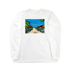 竹富島に着てくシャツの風景1 ロングスリーブTシャツ