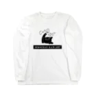 保護猫カフェ Cat Spaceの脳内ダダ漏れデザイン Long Sleeve T-Shirt