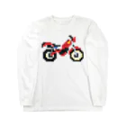 ackey_TRIALのツインショックトライアル（50cc） ロングスリーブTシャツ