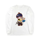 はりねずこのイラストのダーツ男子海斗くん Long Sleeve T-Shirt