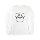 ゆんゆんこのシュナウザーロゴマーク Long Sleeve T-Shirt