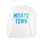 JIMOTOE Wear Local Japanの美里町 MISATO TOWN Long Sleeve T-Shirt