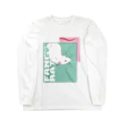 YaMa-Rat.のネズミがかわいいすき■白 ロングスリーブTシャツ