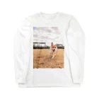 脚長コーギーの脚長コーギーむぎくん Long Sleeve T-Shirt