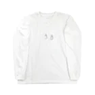75butake.officialのあかさん | 白Tシャツ ロングスリーブTシャツ
