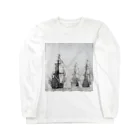 PALA's SHOP　cool、シュール、古風、和風、のダンケルクの戦い ウィレム・ファン・デ・ヴェルデ（I） 1659年 Long Sleeve T-Shirt