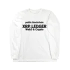 Pana@XRPのXRPL　web3&crypto ロングスリーブTシャツ