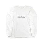 らぴのColor:Code_White Long Sleeve T-Shirt