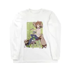 ぱすたてるかるぼのたぬき Long Sleeve T-Shirt