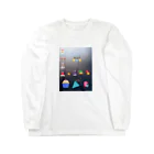 サノズのクリスマスデザインのイラスト風加工フォトのグッズ Long Sleeve T-Shirt