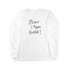 おめでとうShopのyour item sold! ロングスリーブTシャツ