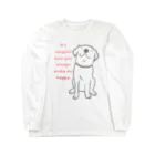 Dog Drawer Drawn by Dogのラブラドールレトリーバー ロングスリーブTシャツ