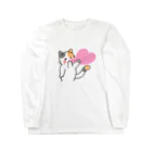 momo-nonoのもちもちほっぺのねこ Long Sleeve T-Shirt