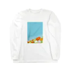 はっちゃんの空とポピー Long Sleeve T-Shirt