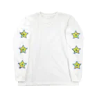 ハナドリカ SUZURI店の星々ソデスター Long Sleeve T-Shirt