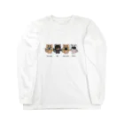 みきぞーん｜保護猫 ミッキー画伯と肉球とおともだちのBu-chan mel  agu-chan Tociel Long Sleeve T-Shirt