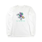 UNiCORNのユニコーンちゃんとルカ(ピンク) Long Sleeve T-Shirt