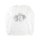 HAND DESIGNの蟹(カニ) Long Sleeve T-Shirt
