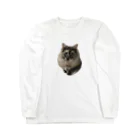 ドッポちゃんの可愛いモフ猫 Long Sleeve T-Shirt