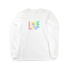 にゃーちゃんのらくがきLOVE ロングスリーブTシャツ