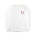 ベドリントンテリアのワホワホショップのベドエンブレム Long Sleeve T-Shirt