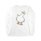 little bee リトルビーのアヒル あひる ダック duck( ﾊﾞｯｸﾌﾟﾘﾝﾄ要確認) Long Sleeve T-Shirt