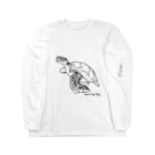 dat kidsのモニホ リリース記念 "ウミガメ" Long Sleeve T-Shirt