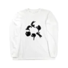 carbonbonの猫文字カーボン Long Sleeve T-Shirt