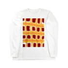 うにぽっぷこーんのゆるゆるちぇっく Long Sleeve T-Shirt