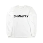 投資家スケーター a.k.a 誰も討たずに下剋上🏕のSNMMYRYボックスロゴ　パターンA Long Sleeve T-Shirt