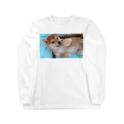 チャットシャルムの犬だよ〜 ロングスリーブTシャツ