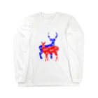 No-GのNo.G  deer couple ロングスリーブTシャツ