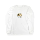 いぬころ｜変な犬図鑑のNo.102 モグリーヌ[3] 変な犬図鑑 Long Sleeve T-Shirt