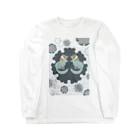 Amiの笠狛狐 -和紙- Long Sleeve T-Shirt