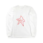 usagisan_ worldの眠るお星様 ロングスリーブTシャツ