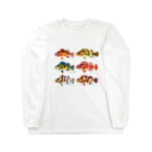 かわはぎの大阪湾根魚 ロングスリーブTシャツ
