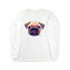 ジュノの秘密のアトリエのパグ／Juno Long Sleeve T-Shirt
