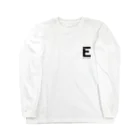 noisie_jpの【E】イニシャル × Be a noise. ロングスリーブTシャツ