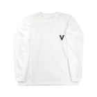 noisie_jpの【V】イニシャル × Be a noise. Long Sleeve T-Shirt